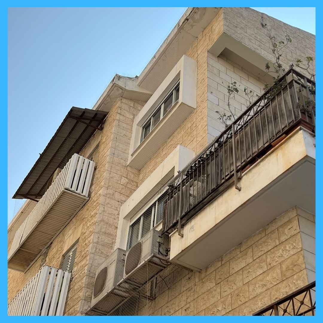 רשת יונים שקופה מניילון בעין 5x5 להתקנה על חלון