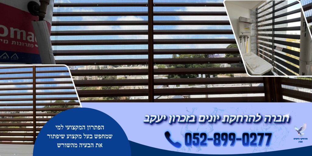 חברה להרחקת יונים בזכרון יעקב