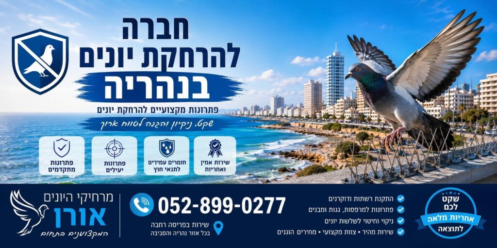 נהריה חברה להרחקת יונים